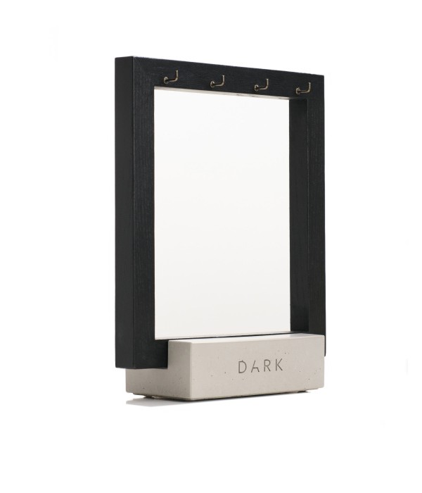 Стойка за мострени дисплеи DARK (бетон+дърво)