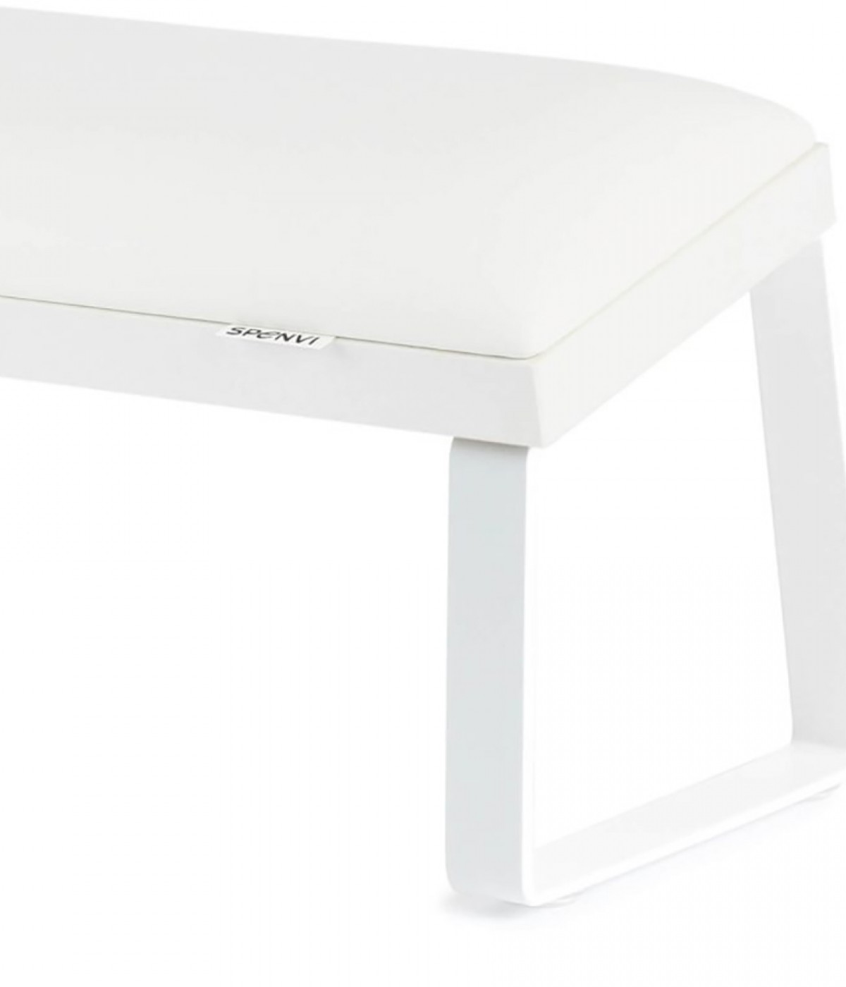 Поставка за ръце за маникюр наклонена SPENVI LOFT Total white-бяла основа