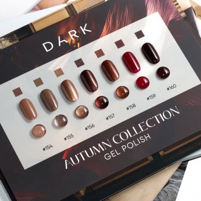 Есенна колкеция гел лакове Dark 154-160