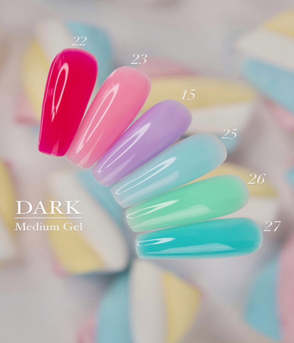 Гел за изграждане Dark Medium Gel №23 15 мл Гел за изграждане Dark Medium Gel №23 15 мл