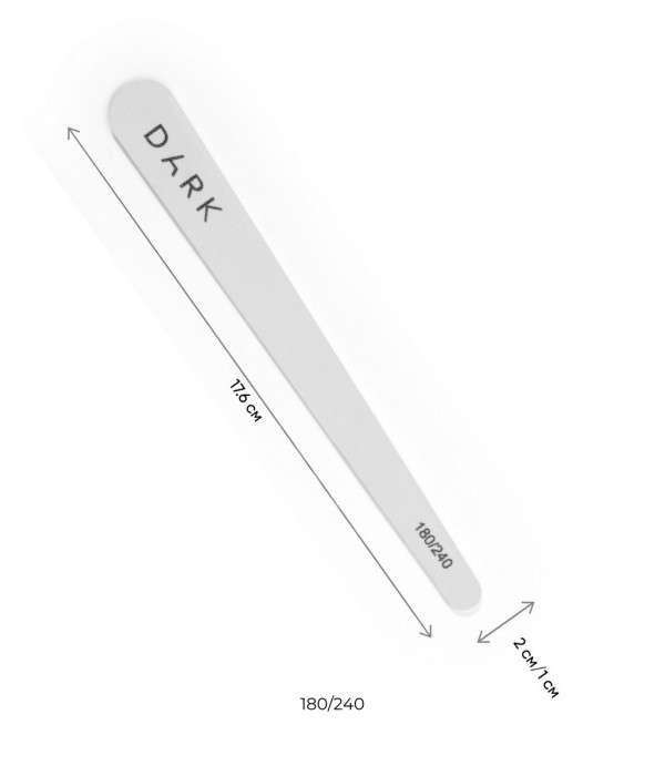Пила за нокти Dark Капка 180/240