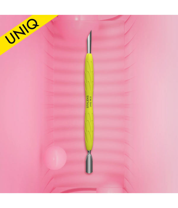Избутвач за маникюр със силиконова дръжка UNIQ10/2y