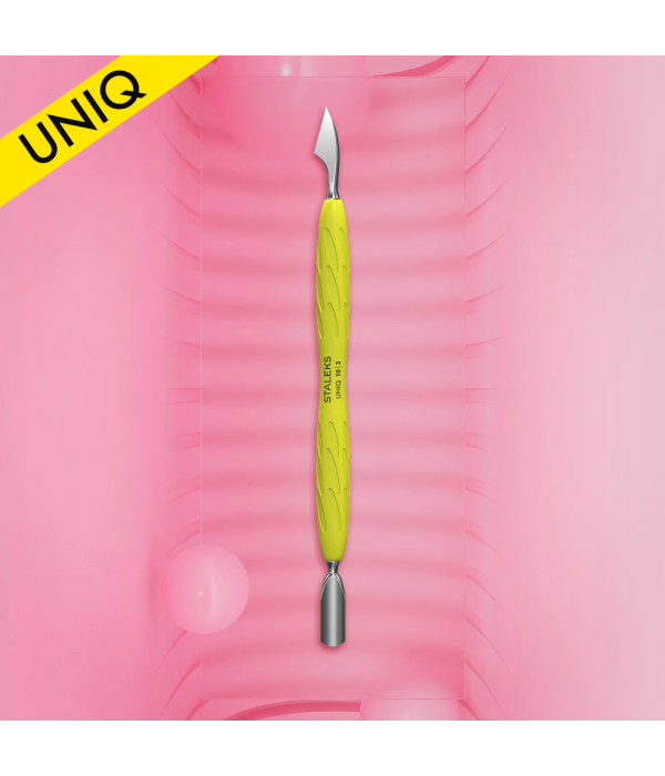 Избутвач за маникюр със силиконова дръжка UNIQ10/3y