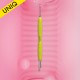 Избутвач за маникюр със силиконова дръжка UNIQ11/2y