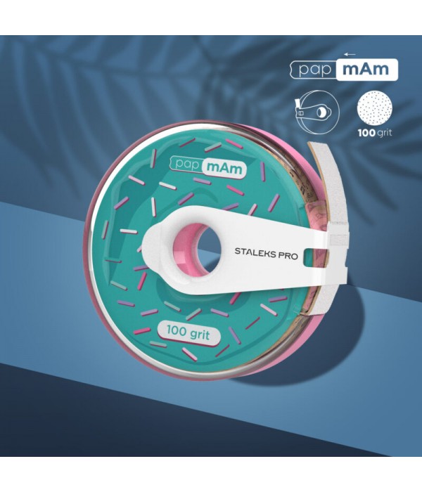 Ролка за зареждане на сменящи се абразиви 100 grit Bobbinail (за нахлузване),цвят бял