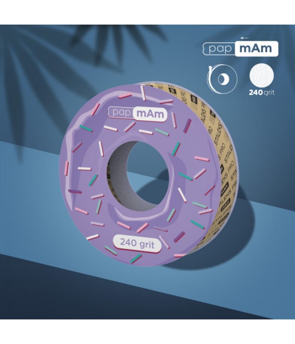 Резервна ролка за зареждане на сменящи се абразиви 240 grit Bobbinail (за нахлузване)