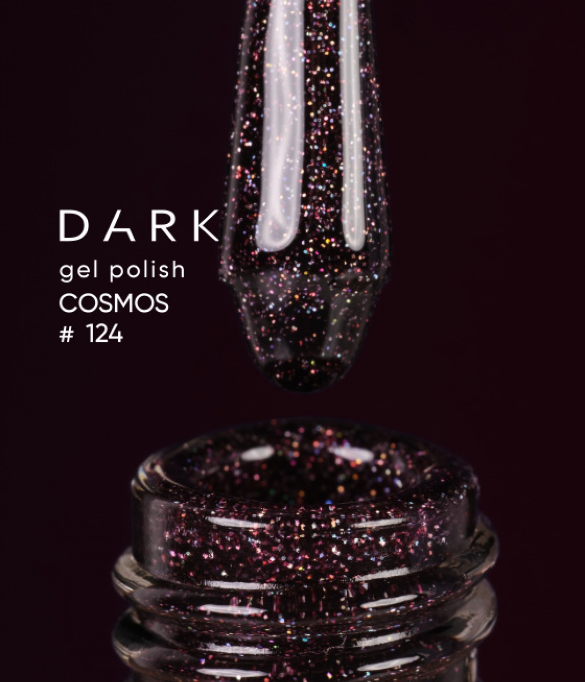 Гел лак Dark Cosmos №124 10 мл