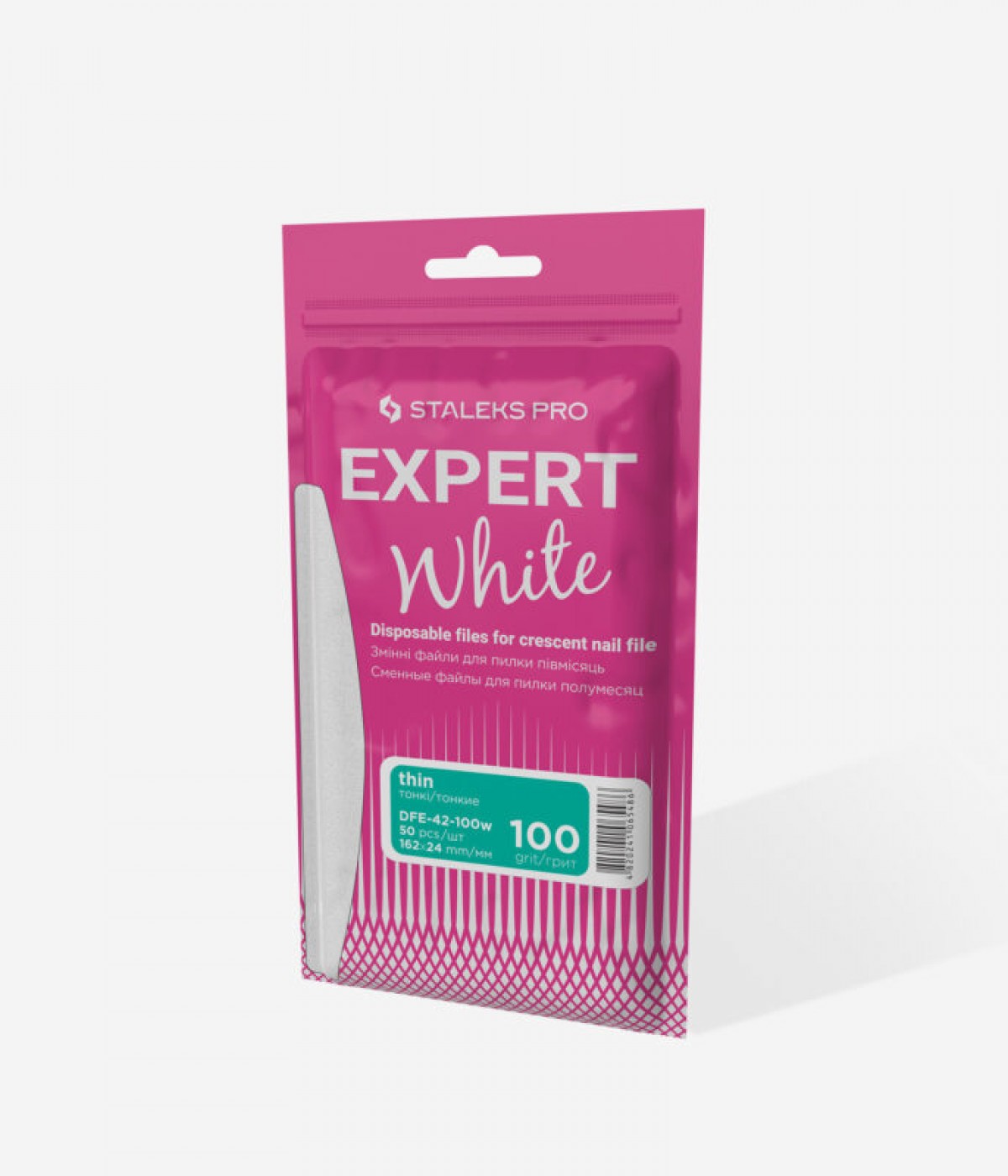 Комплект сменящи се абразиви за еднократна употреба Expert 42/100 грит, цвят бял