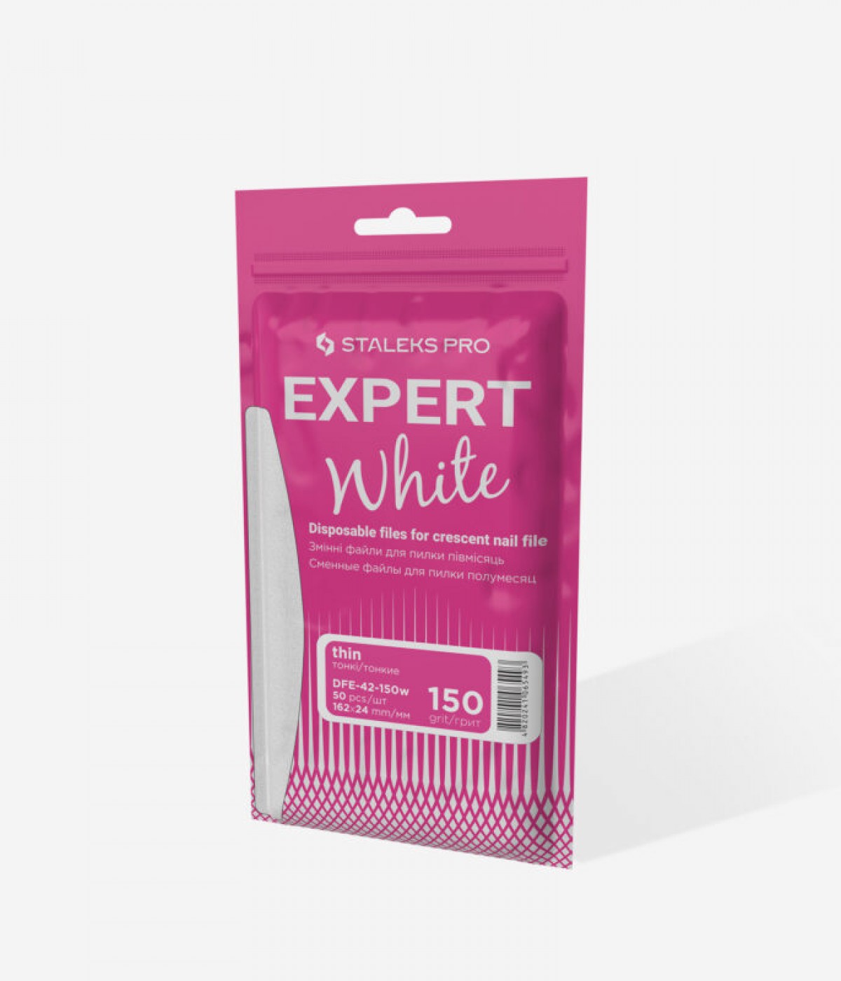 Комплект сменящи се абразиви за еднократна употреба Expert 42/150 грит, цвят бял