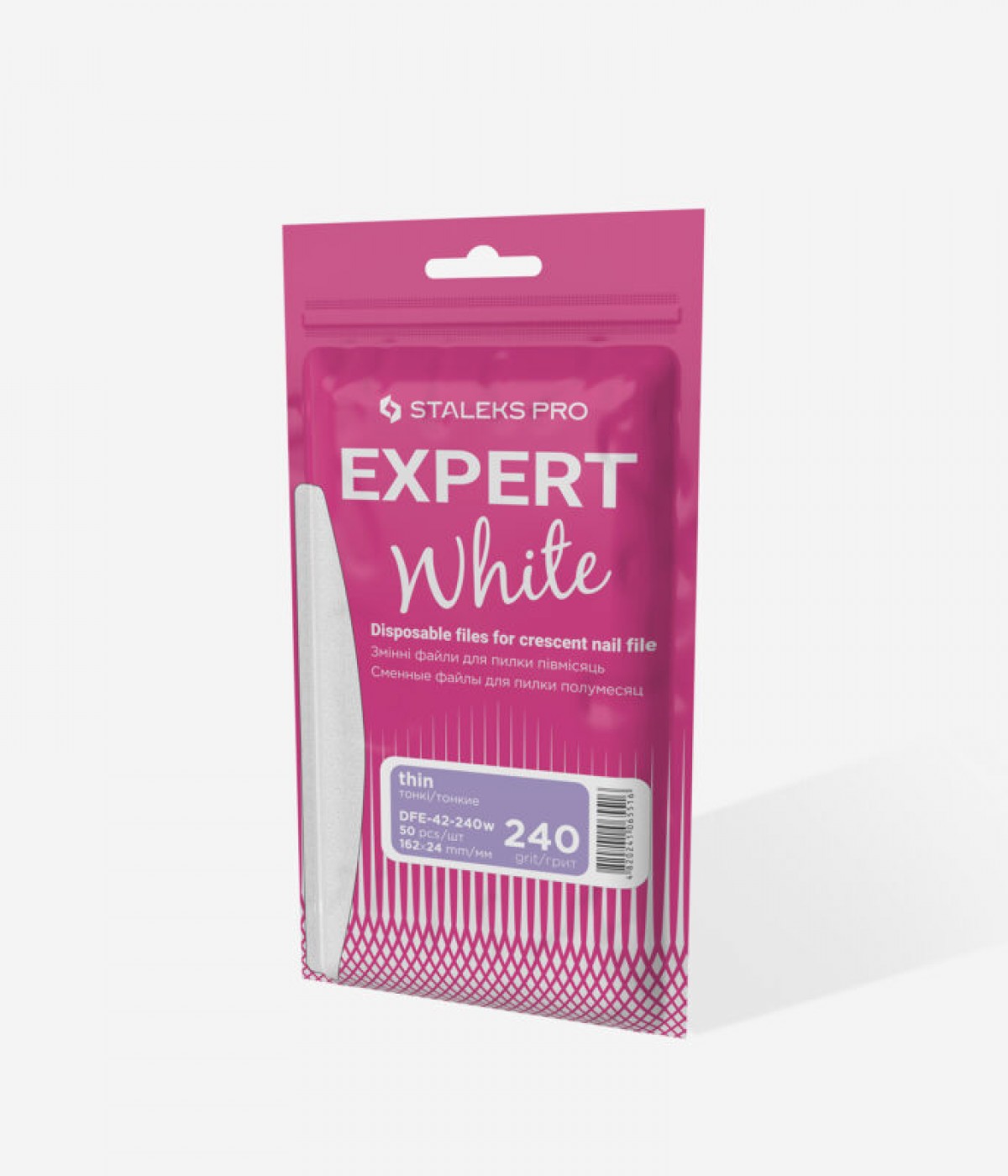 Комплект сменящи се абразиви за еднократна употреба Expert 42/240 грит, цвят бял