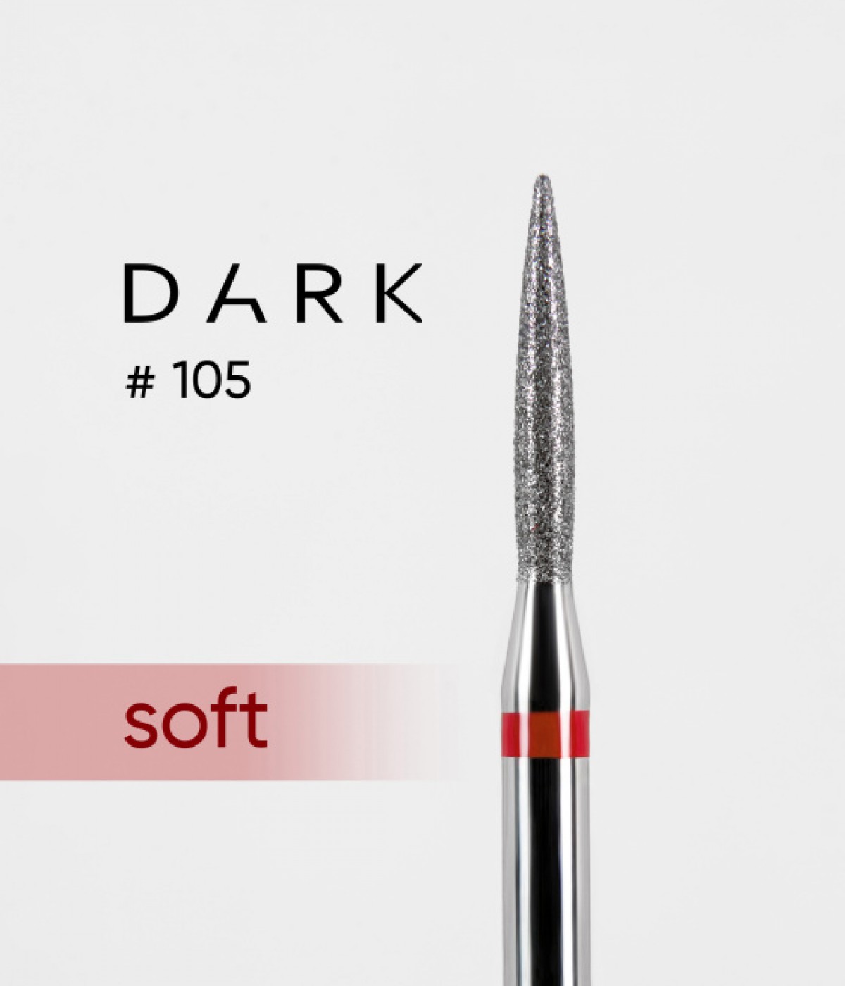 Накрайник диамантен №105 Dark, пламък, червен