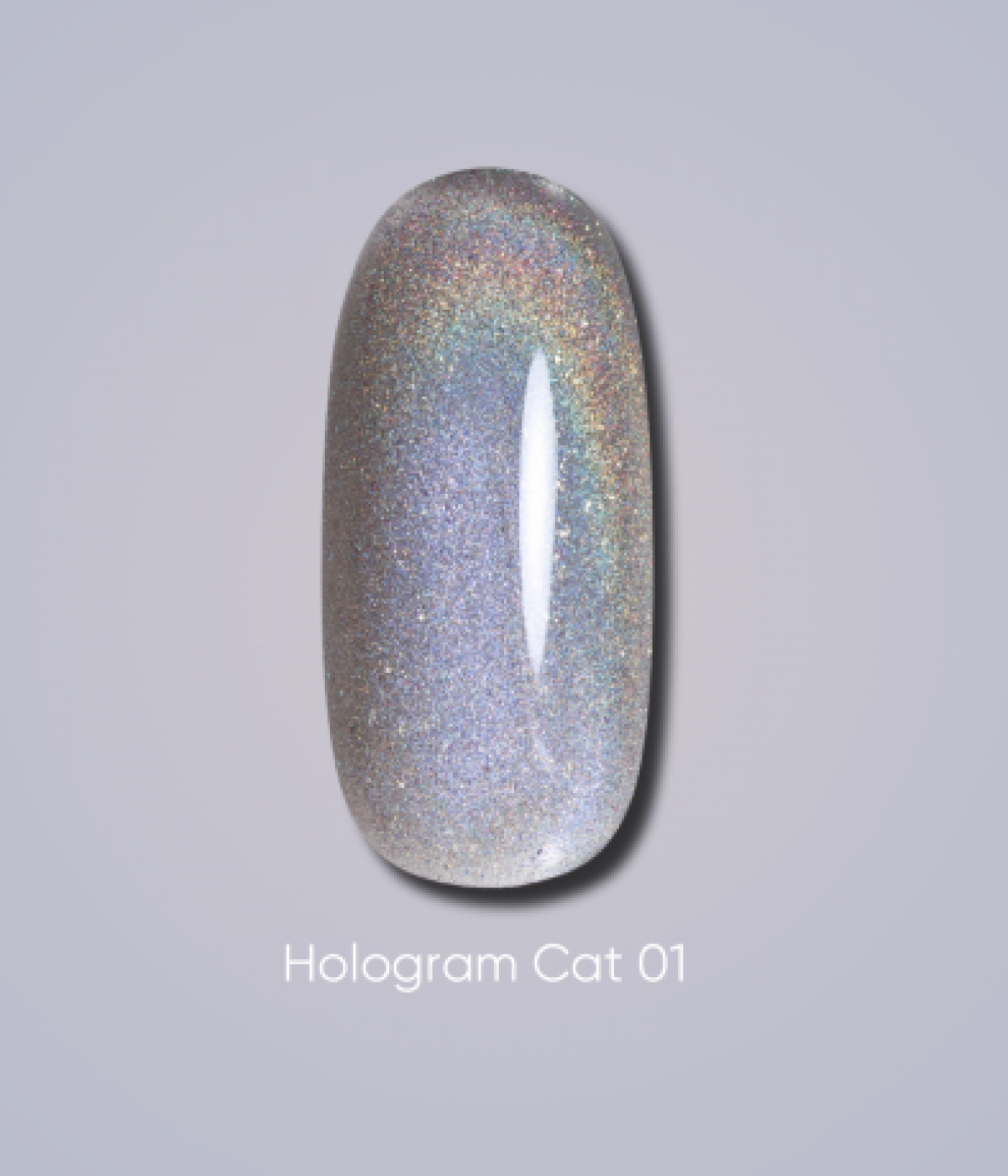 Гел лак Dark Hologram Cat №01, 06 мл