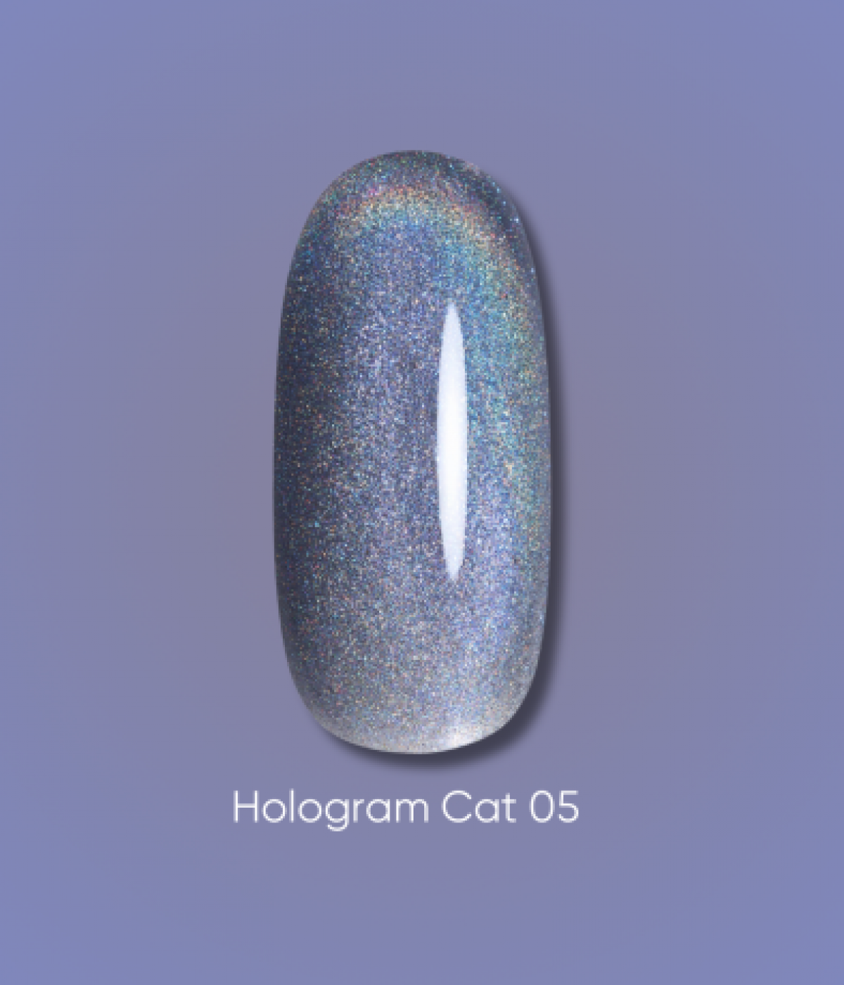 Гел лак Dark Hologram Cat №05, 06 мл