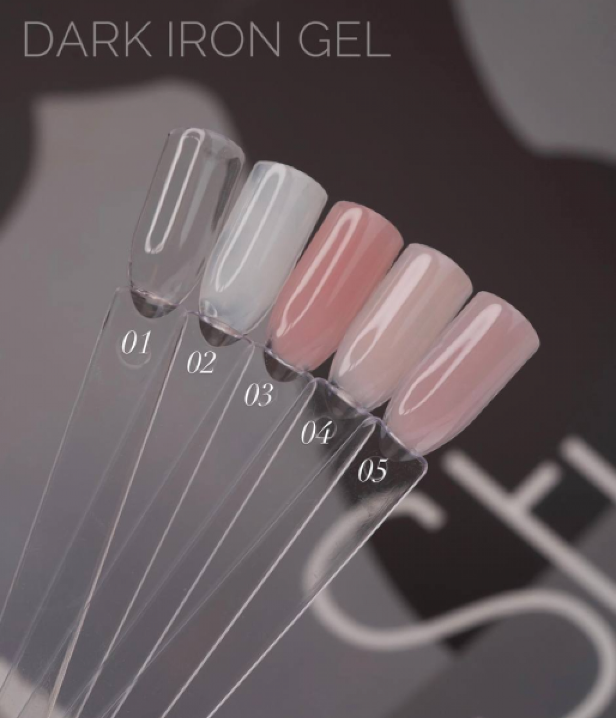 Гел-желе за изграждане Dark Iron Gel №01 15 мл прозрачен