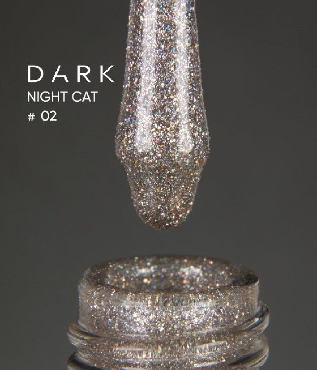 Гел лак Dark Night Cat №02 10 мл
