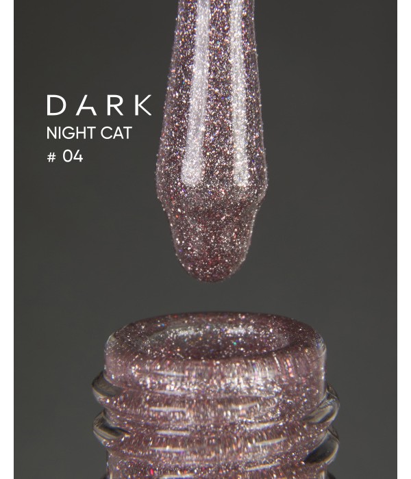 Гел лак Dark Night Cat №04 10 мл