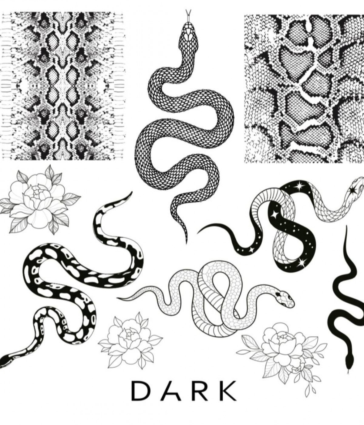 Плочка за печат Dark Snake Mini