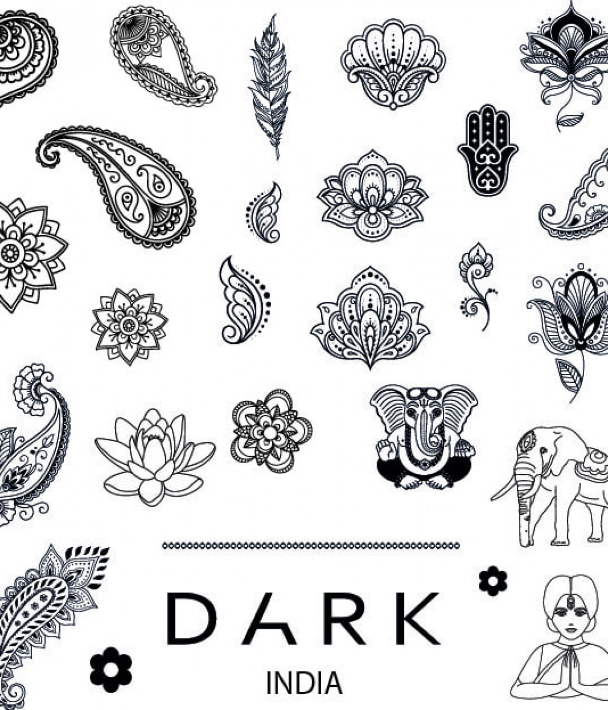Плочка за печат Dark Snake Mini