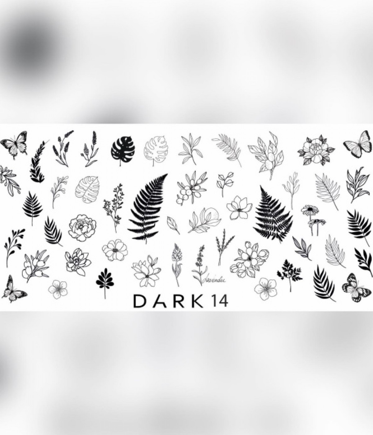 Плочка за печат Dark 14