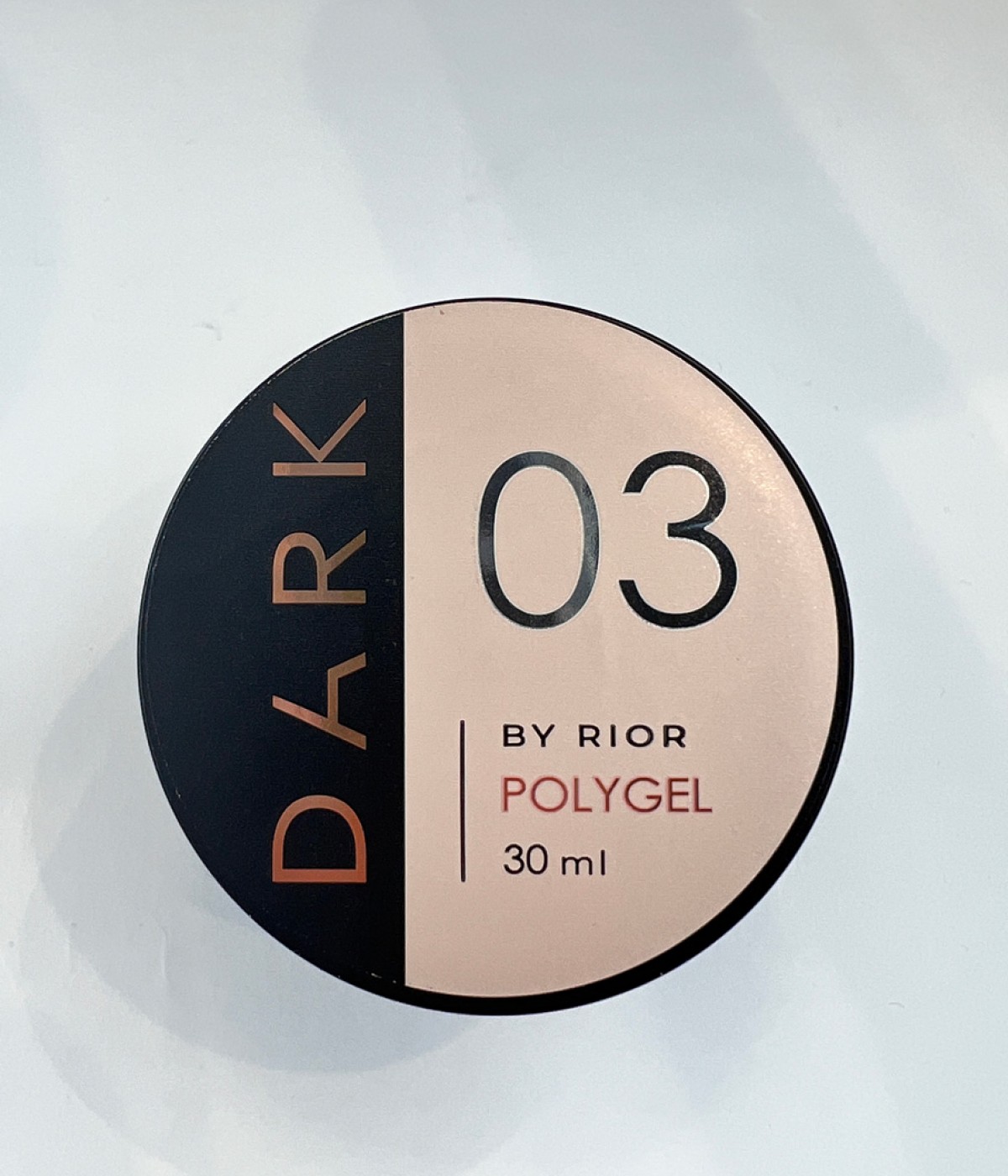 Полигел Dark №3 млечно бял 30 мл