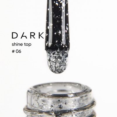 Топ покритие без лепкав слой с частици Dark №6 10 мл