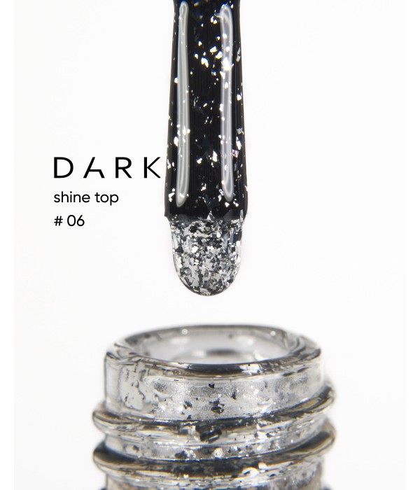 Топ покритие без лепкав слой с частици Dark №6 10 мл