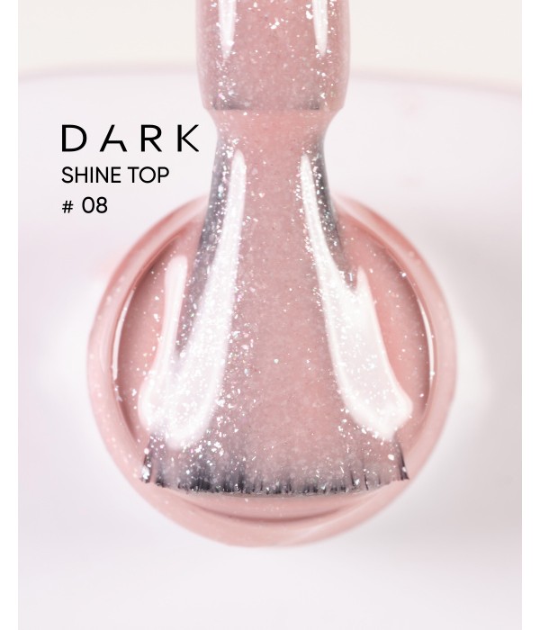 Топ покритие без лепкав слой Shine Top 8, 10 мл