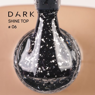 Топ покритие без лепкав слой Shine Top 6, 10 мл