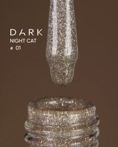 Гел лак Dark Night Cat №01 10 мл