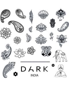 Плочка за печат Dark India